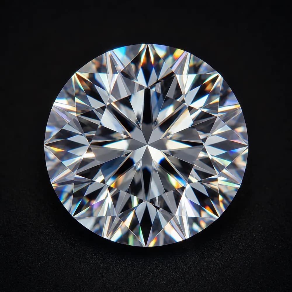 Laboratory-grown brilliant-cut diamond